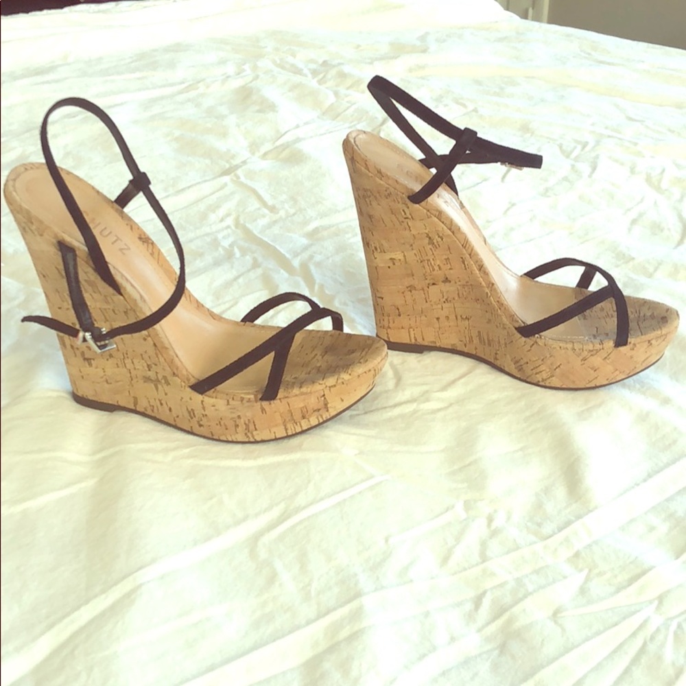 Schutz Cork Wedges